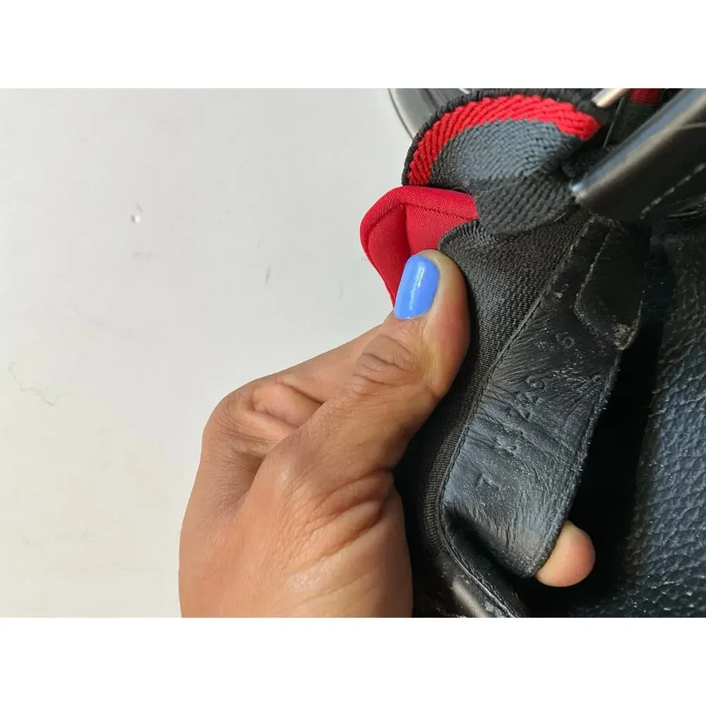 Fendi Roma Air Sole Trekking Sandals Black Red Gray Size 42 Italy